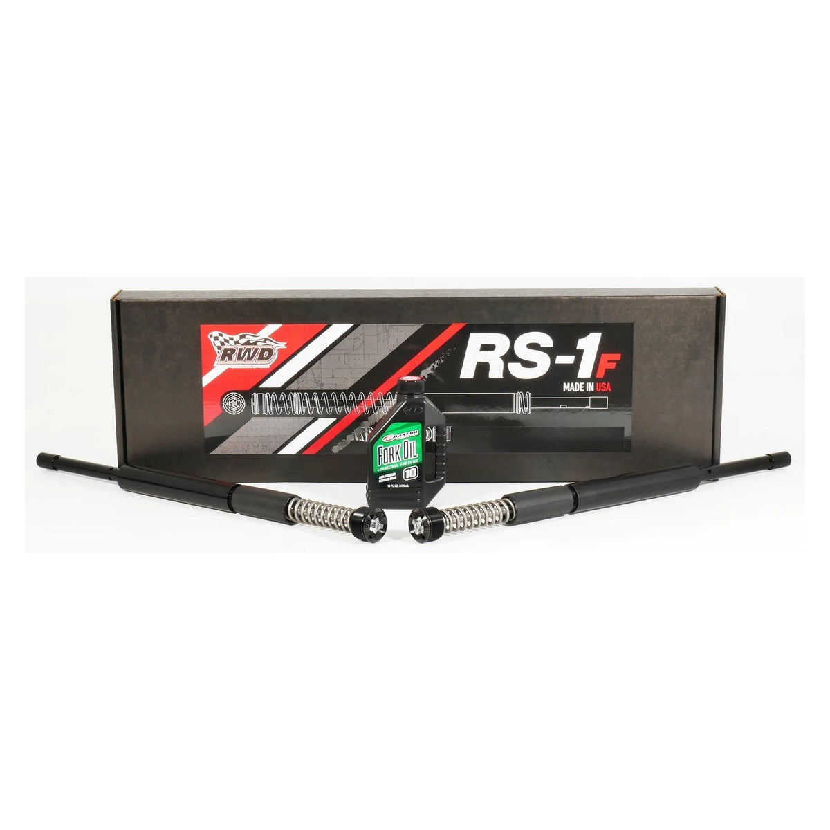 RWD RS-1F Touring +2" Fork Cartridge Kit W/ Extended Tubes 2014 - 2025 Harley Davidson Touring