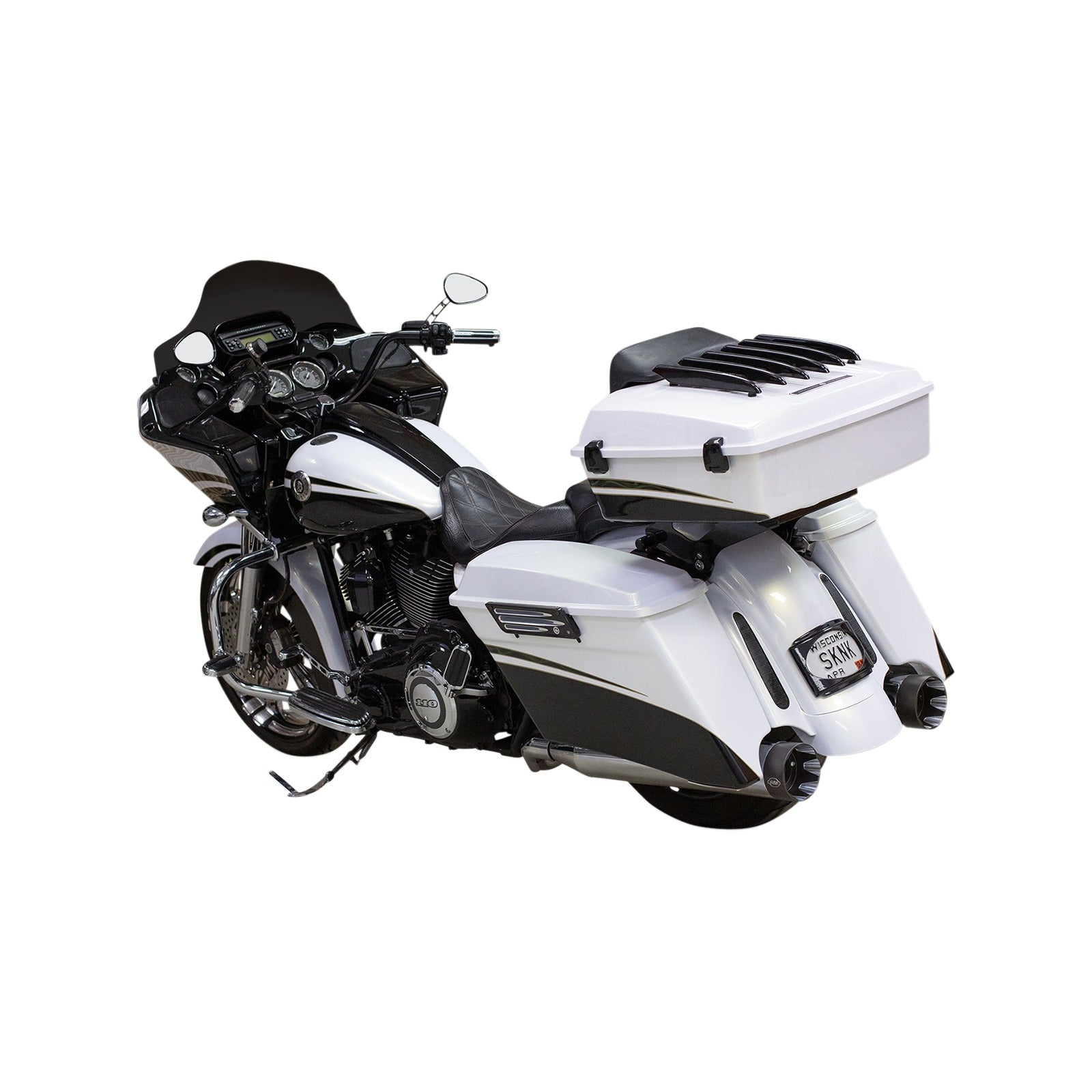 S&S CYCLE - SHADOW MUFFLER KIT - CHROME - '99-'08 FL