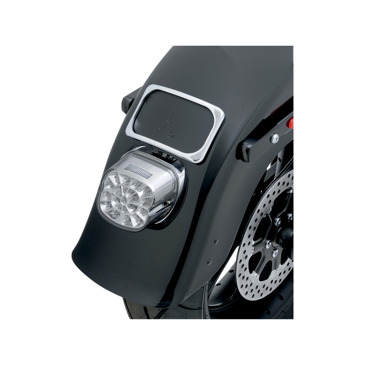 DRAG SPECIALTIES - TAILLIGHT - SMOKE - TOP TAG