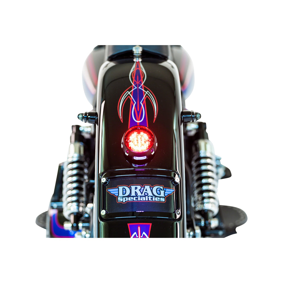 DRAG SPECIALTIES - TAILLIGHT/LICENSE PLATE MOUNT - BLACK