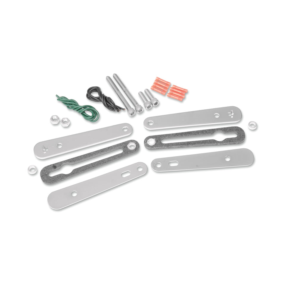 SADDLEMEN - TURN SIGNAL RELOCATION KIT - DYNA - CHROME
