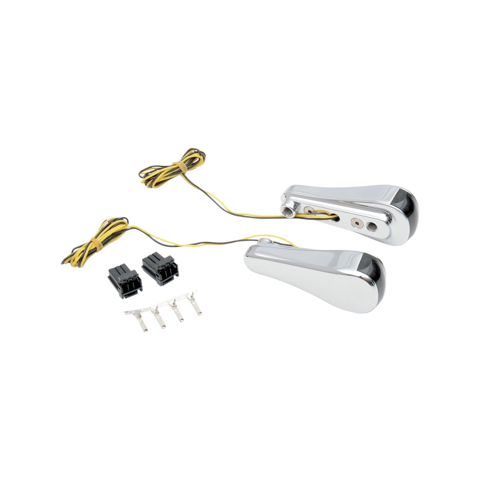 ALLOY ART - TURN SIGNALS - LED - FRONT - SMOOTH - CHROME