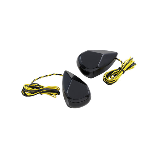 ALLOY ART - TURN SIGNAL - BLACK - SMOKE/AMBER