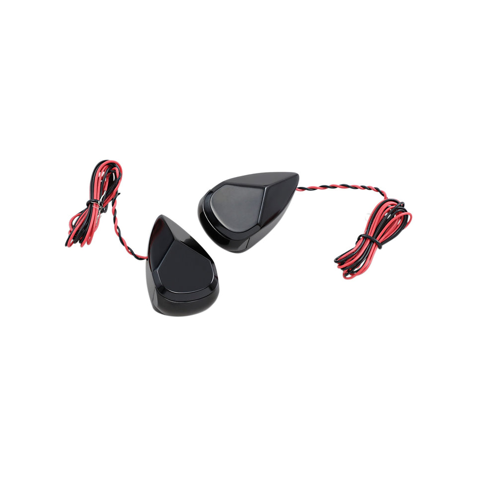 ALLOY ART - TURN SIGNAL - BLACK - SMOKE/RED