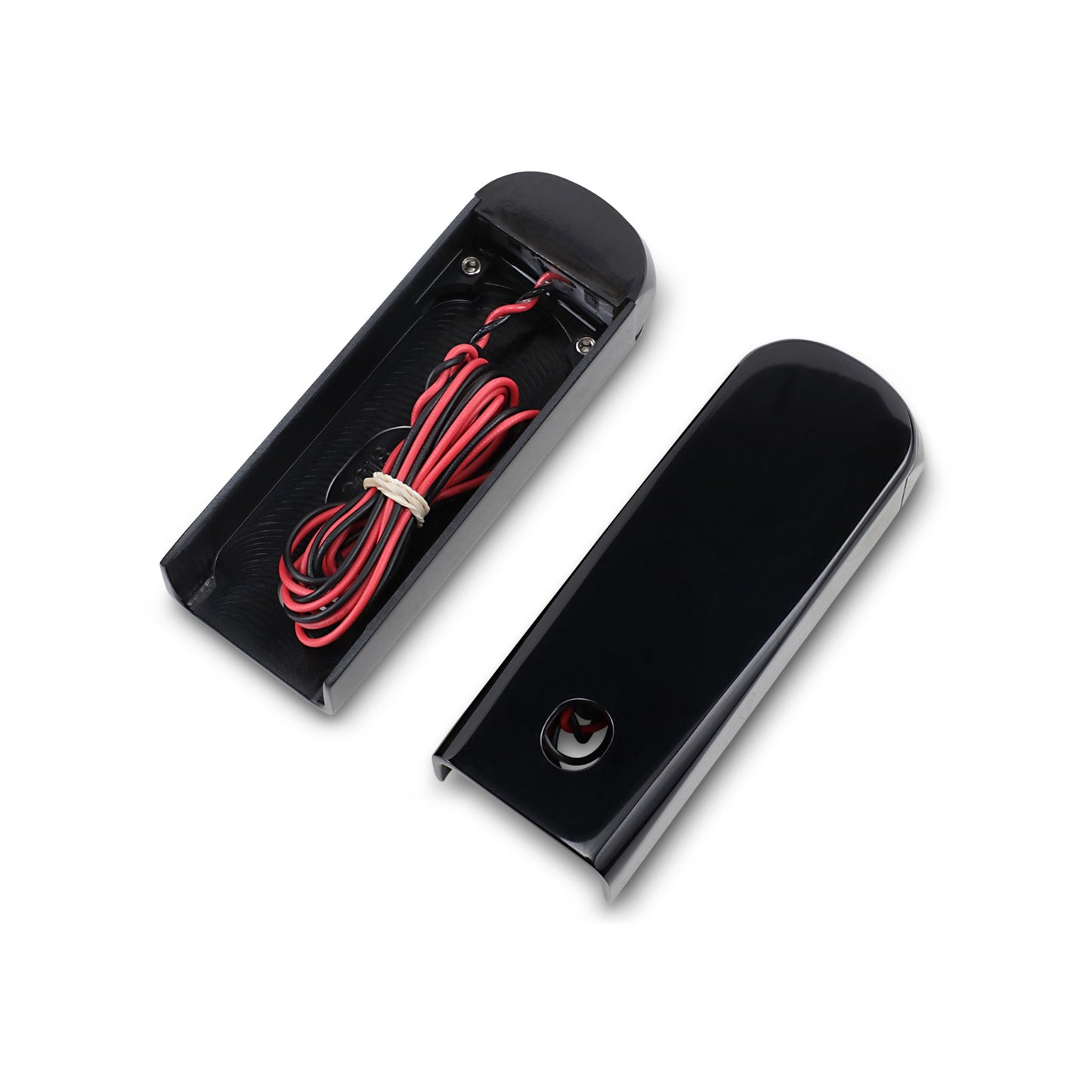 ALLOY ART - STRUT LIGHT - LED - SMOKE/RED BLACK FLHC
