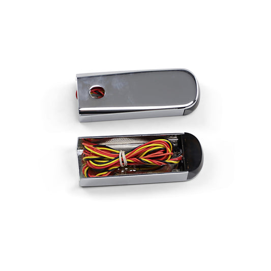 ALLOY ART - STRUT LIGHT - LED - SMOKE/RED CHROME FLHC