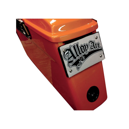 ALLOY ART - LICENSE PLATE MOUNT - BLACK