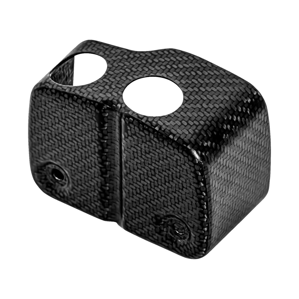 SADDLEMEN - COIL COVER - CARBON FIBER - GLOSS BLACK