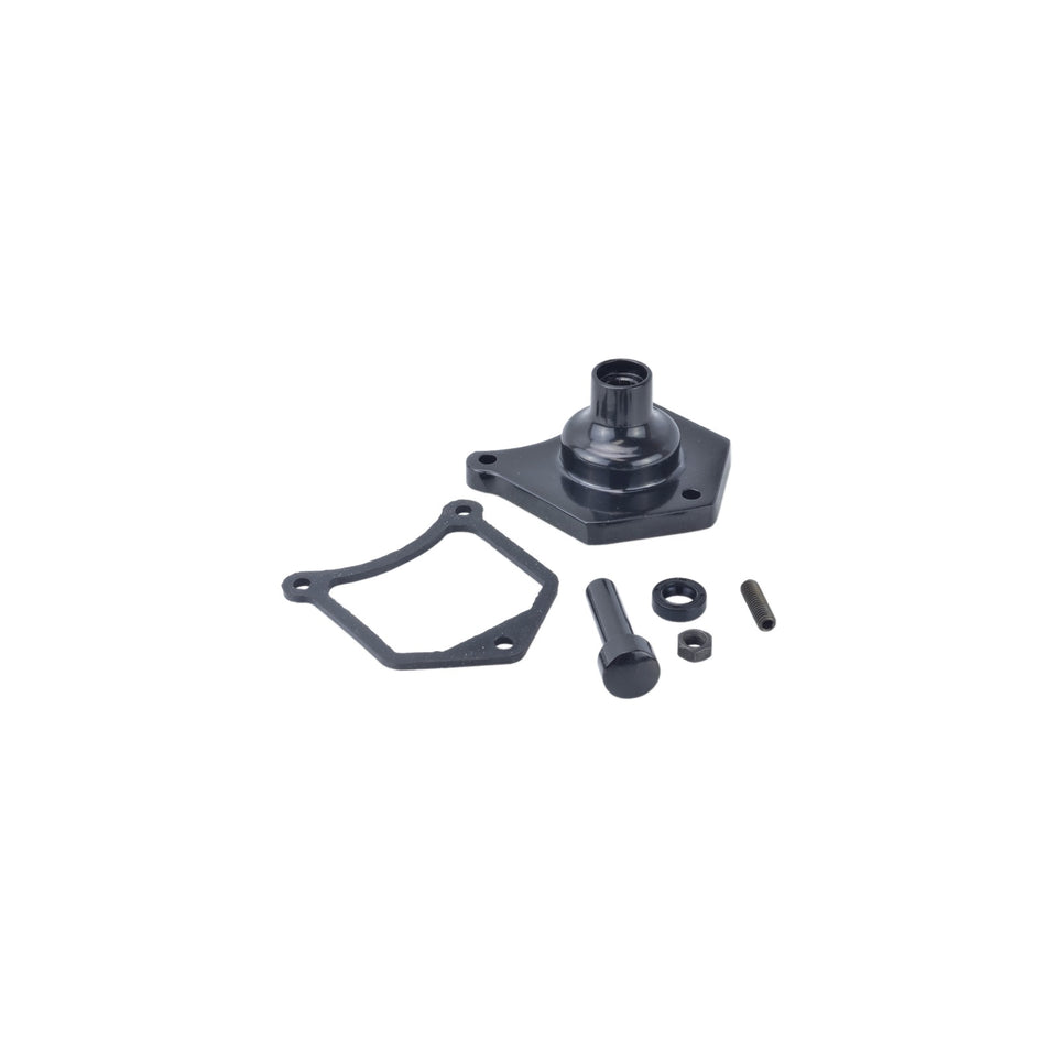 DRAG SPECIALTIES - END COVER - SOLENOID/STARTER BUTTON - GLOSS BLACK