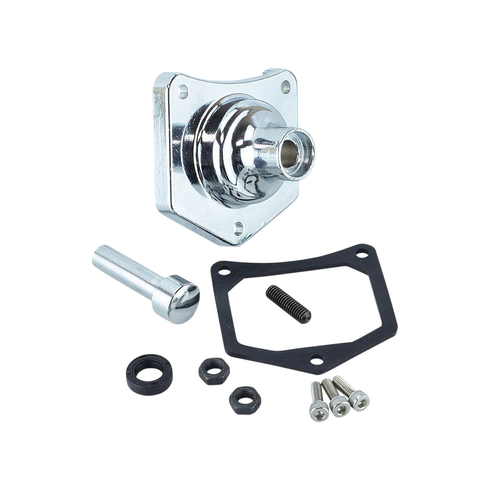 DRAG SPECIALTIES - END COVER - SOLENOID/STARTER BUTTON - GLOSS BLACK