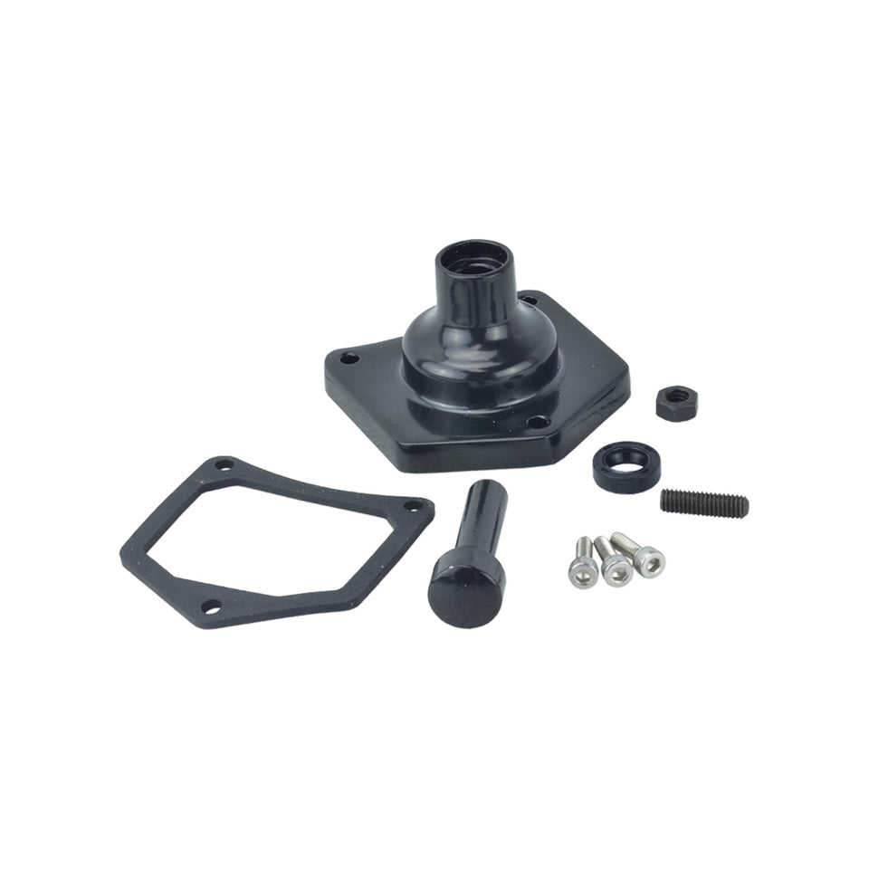 DRAG SPECIALTIES - END COVER - SOLENOID/STARTER BUTTON - GLOSS BLACK