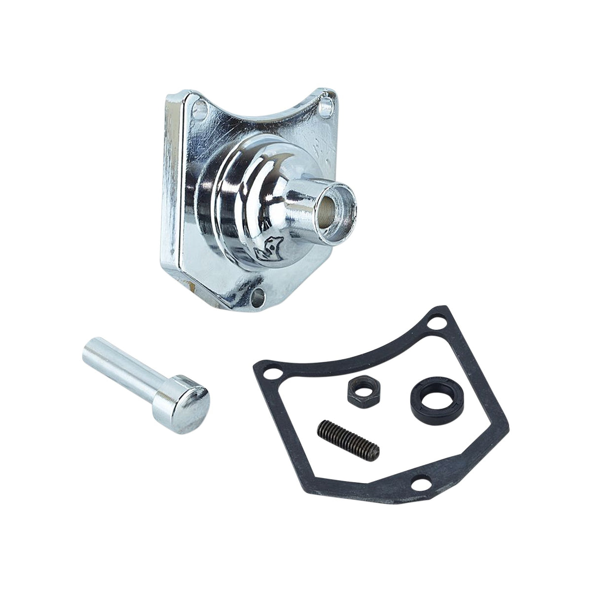 DRAG SPECIALTIES - END COVER - SOLENOID/STARTER BUTTON - GLOSS BLACK