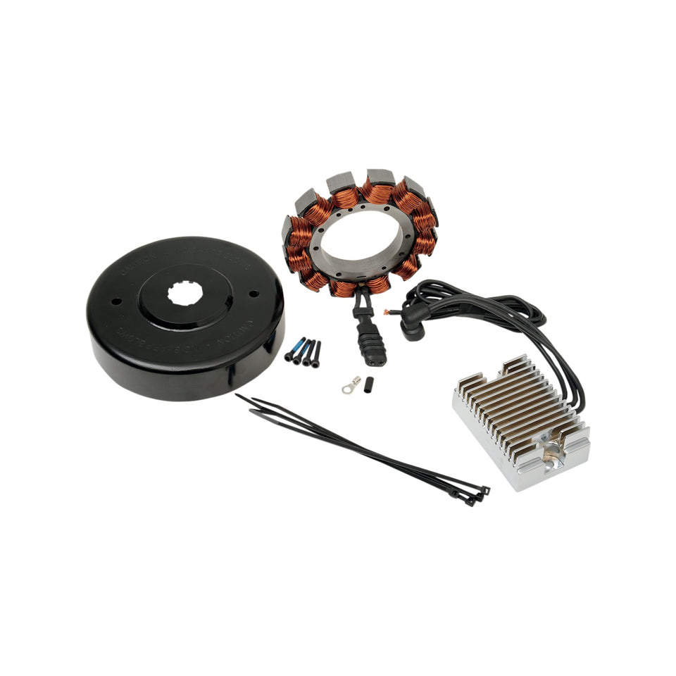 DRAG SPECIALTIES - 32A CHARGING KIT - BLACK REGULATOR