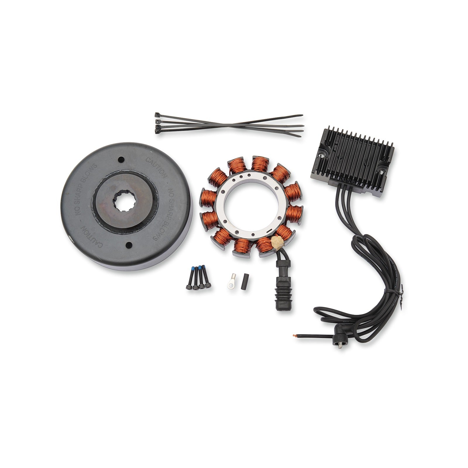 DRAG SPECIALTIES - 32A CHARGING KIT - BLACK REGULATOR