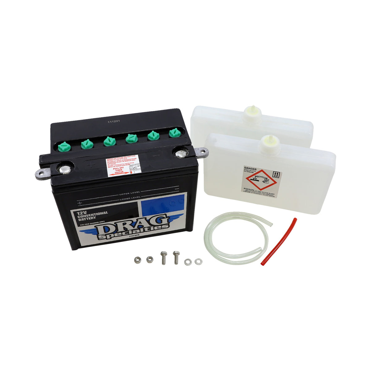 DRAG SPECIALTIES - BATTERY KIT - CHD4-12