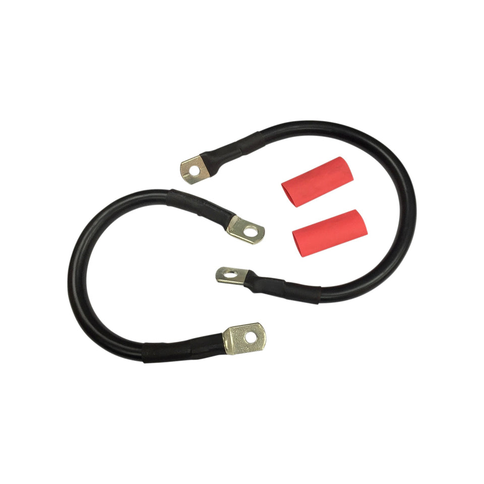 DRAG SPECIALTIES - BLACK BATTERY CABLE SET - '82-'88 FXR