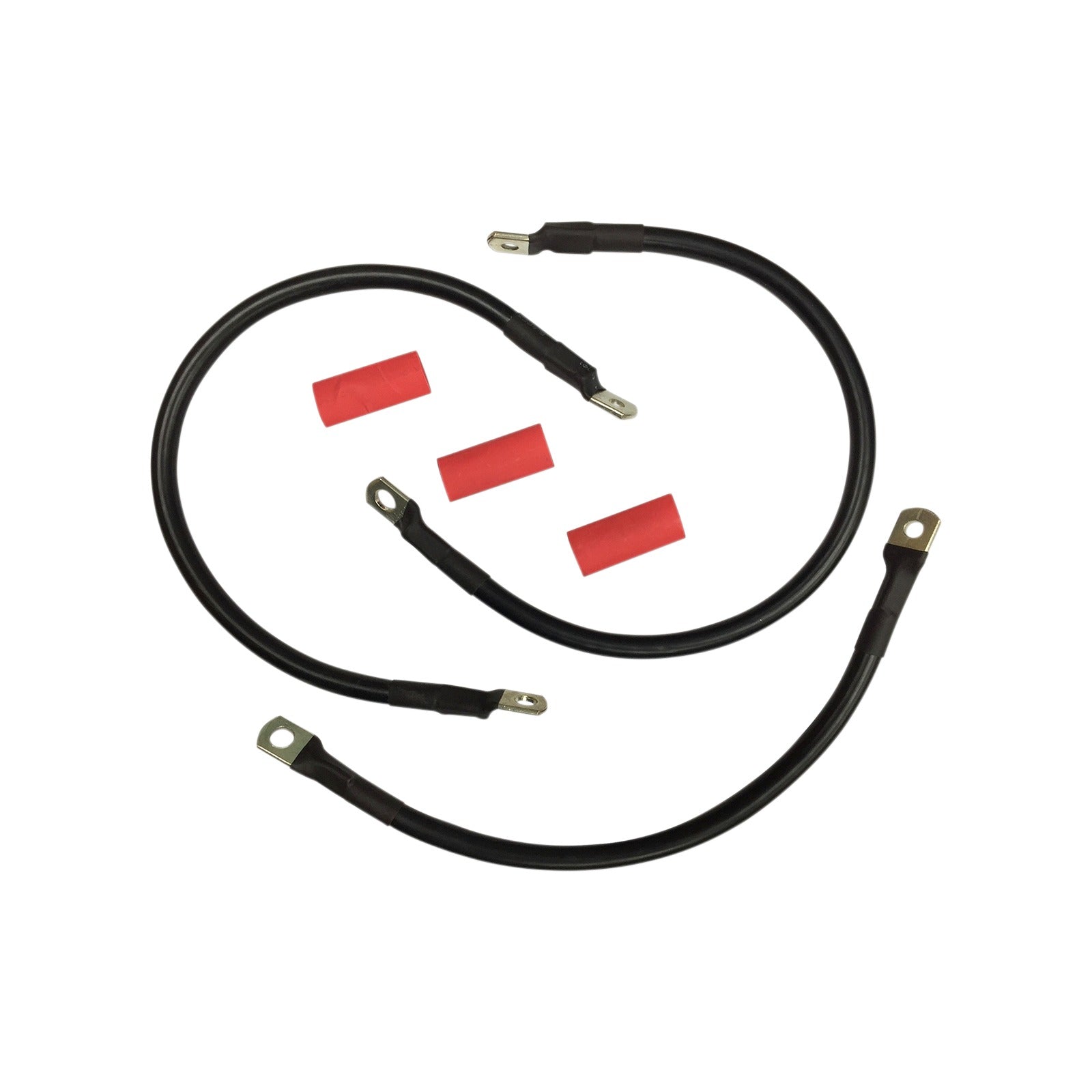 DRAG SPECIALTIES - BLACK BATTERY CABLE SET - '82-'88 FXR