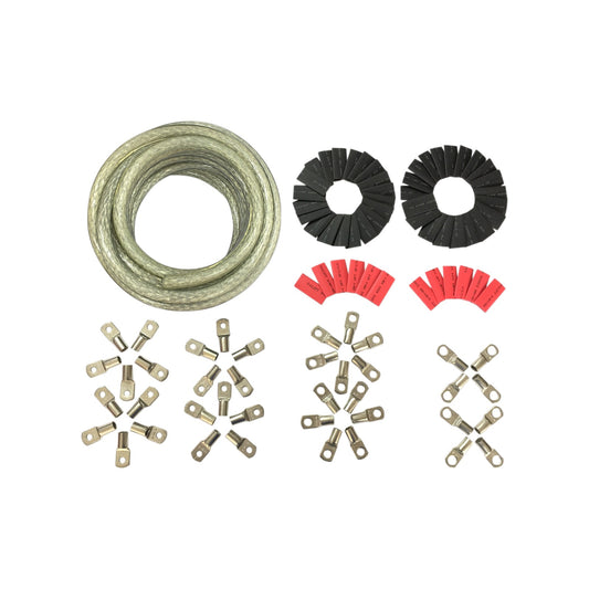 DRAG SPECIALTIES - CUSTOM BATTERY CABLE KIT - HARLEY DAVIDSON - CLEAR