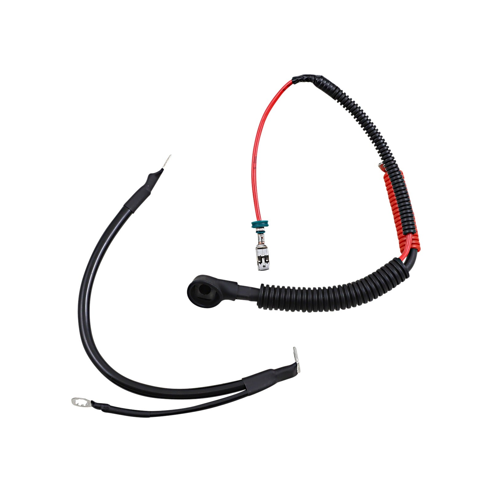 DRAG SPECIALTIES - BLACK BATTERY CABLE SET - '09-'13 FLH/T