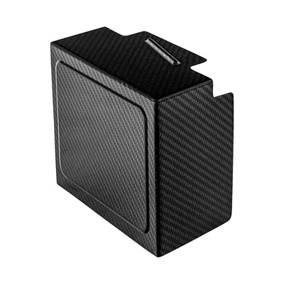 SADDLEMEN - COVER BATTERY CARBON FIBER GLOSS