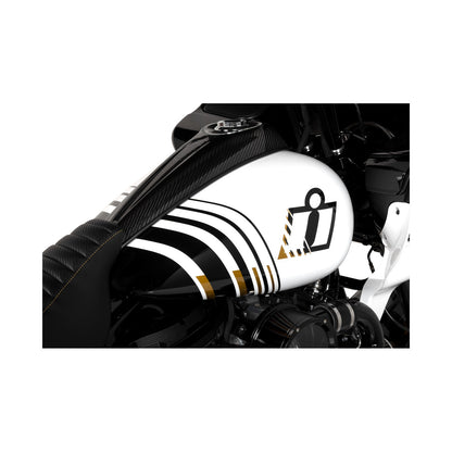 SADDLEMEN - DASH PANEL - CENTER FILL - CARBON FIBER/GLOSS