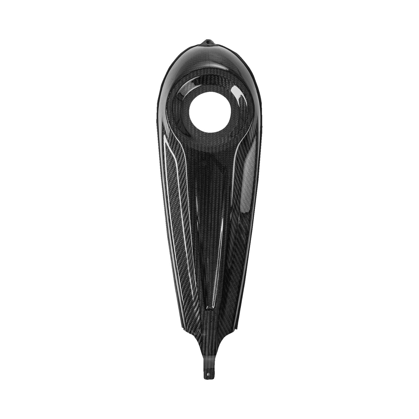 SADDLEMEN - DASH PANEL - CENTER FILL - CARBON FIBER/GLOSS