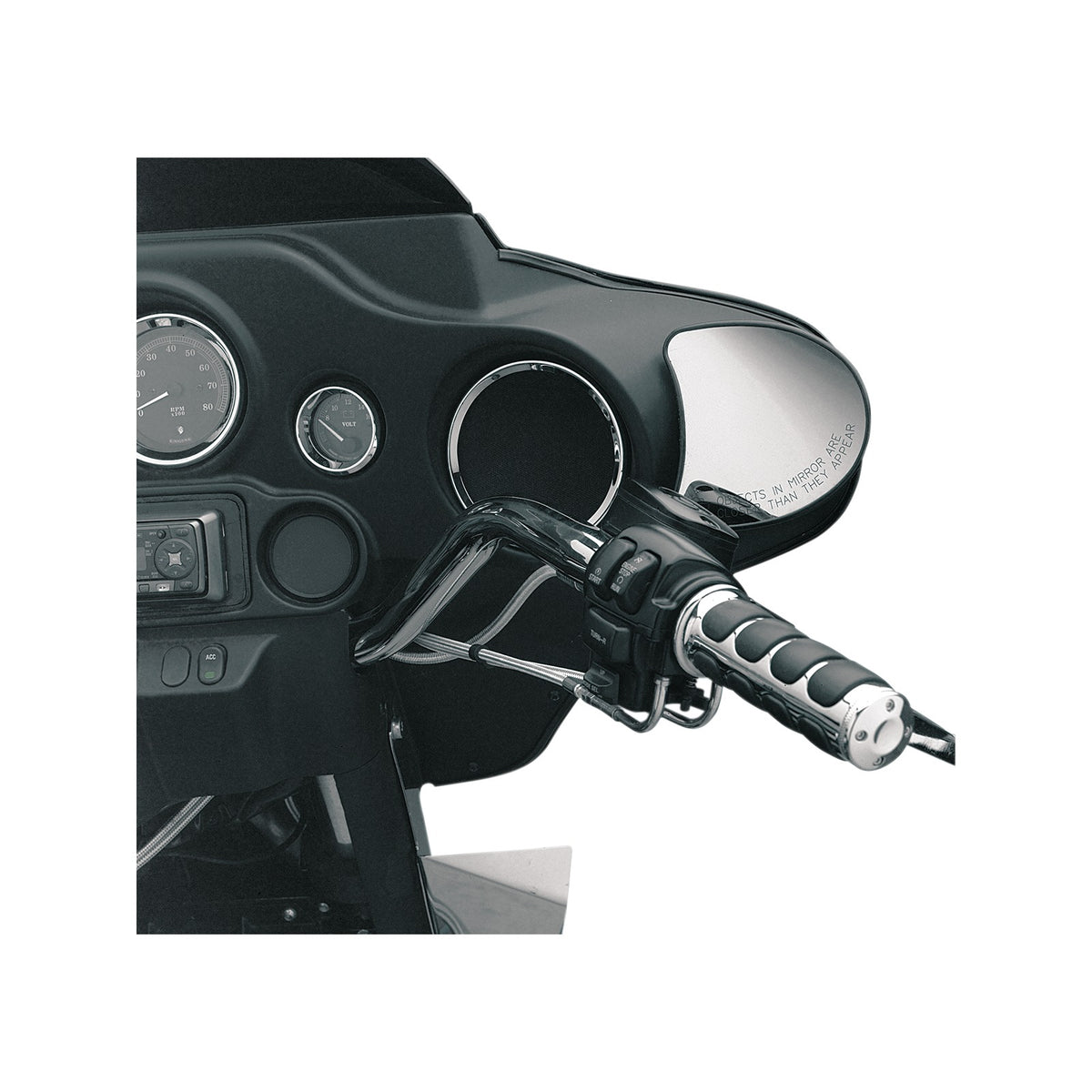DRAG SPECIALTIES - SPEAKER BEZEL - CHROME - HD TOURING/TRIKE