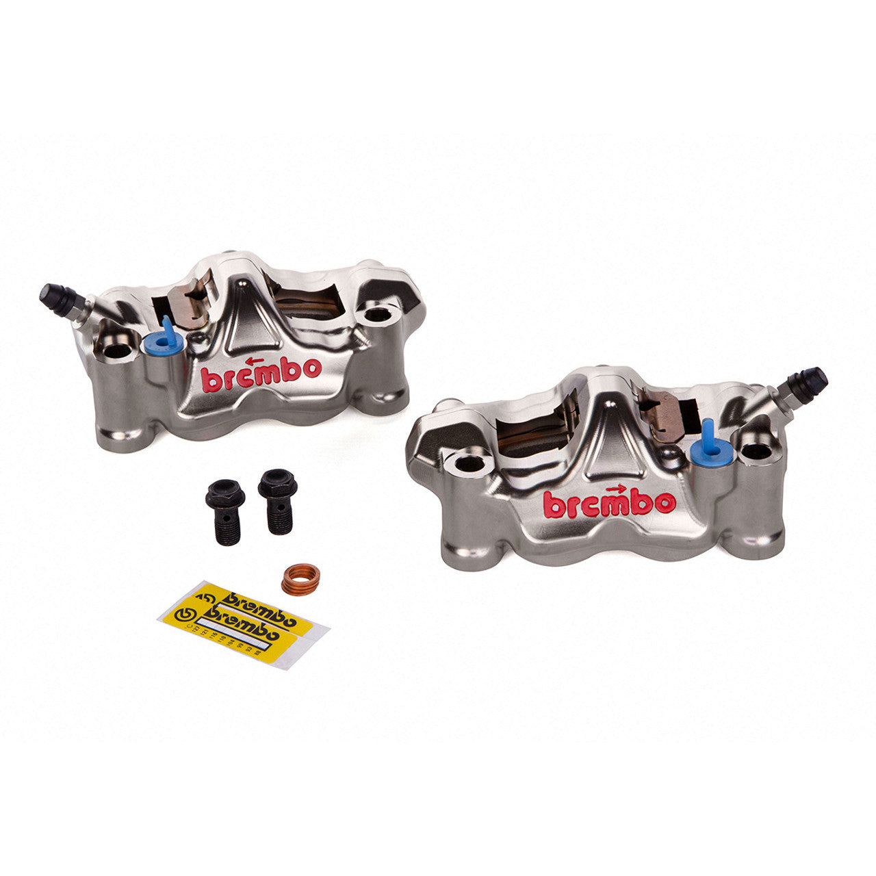 Brembo GP4-RX Front Caliper Set (Radial Mount) Nickel Plated