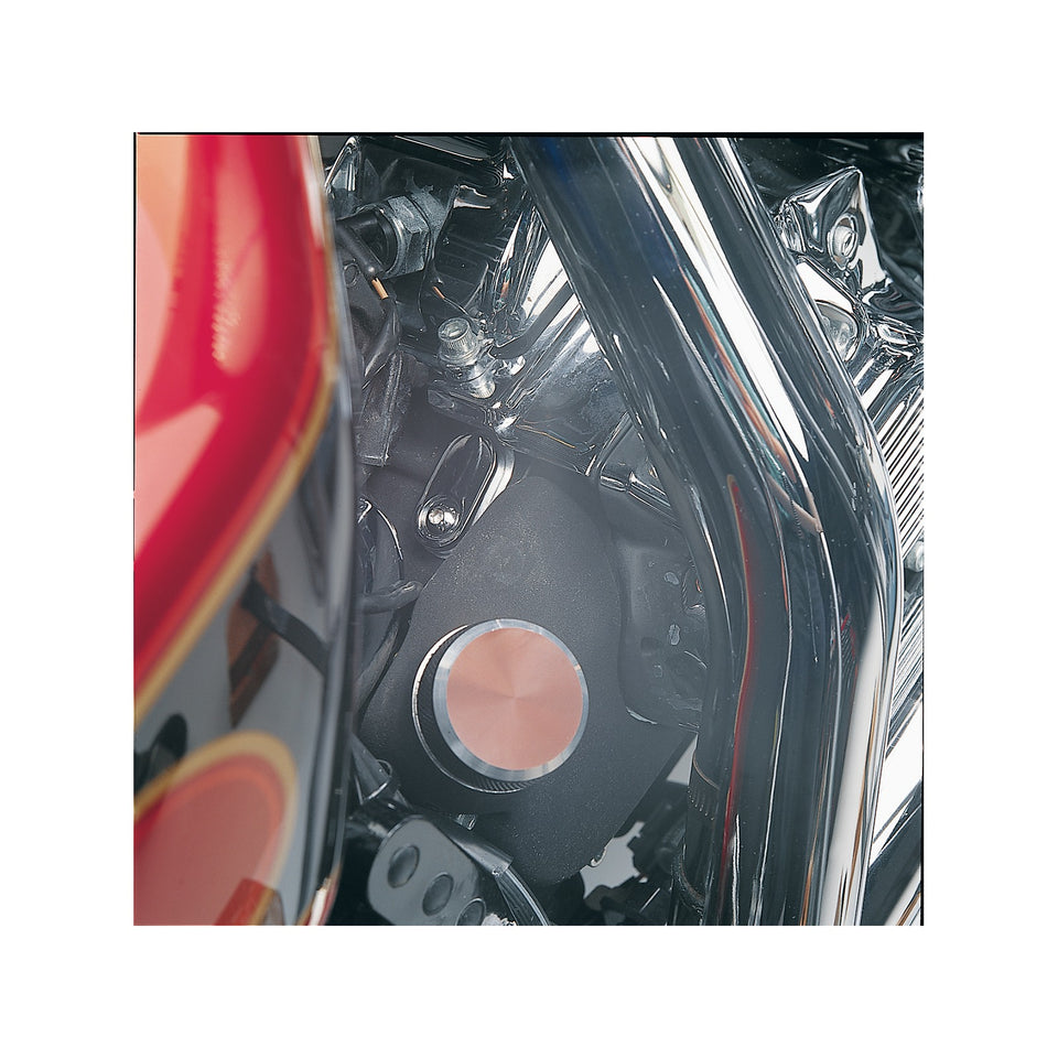 DRAG SPECIALTIES - ELECTRONIC SPEEDOMETER SPEED SENSOR HOLE PLUG - CHROME - HD