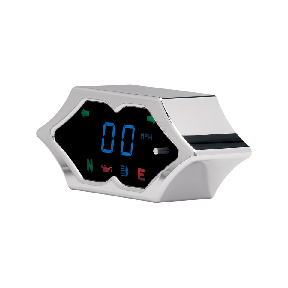 DAKOTA DIGITAL - 5000 SERIES WAVE SPEEDOMETER - CHROME - 2" H X 4.25" W
