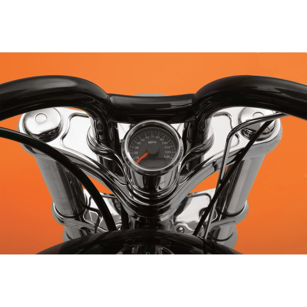 DRAG SPECIALTIES - PROGRAMMABLE MINI ELECTRONIC SPEEDOMETER WITH ODOMETER/TRIPMETER - 1.87" - POLISHED