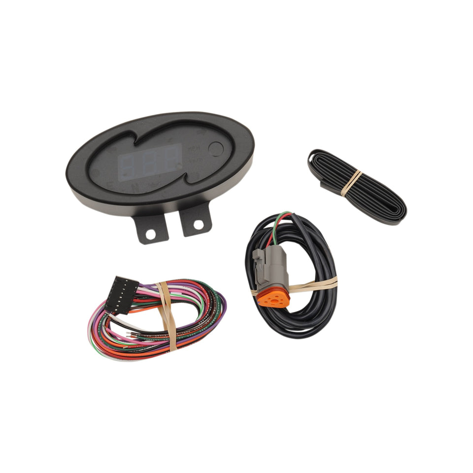 DAKOTA DIGITAL - 5000 SERIES WAVE SPEEDOMETER - BLACK - 2" H X 4.25" W
