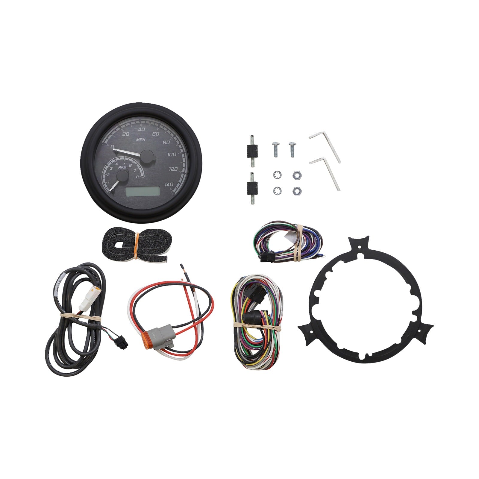 DAKOTA DIGITAL - MVX SERIES ANALOG GAUGE SYSTEM - BLACK/GRAY/BLACK