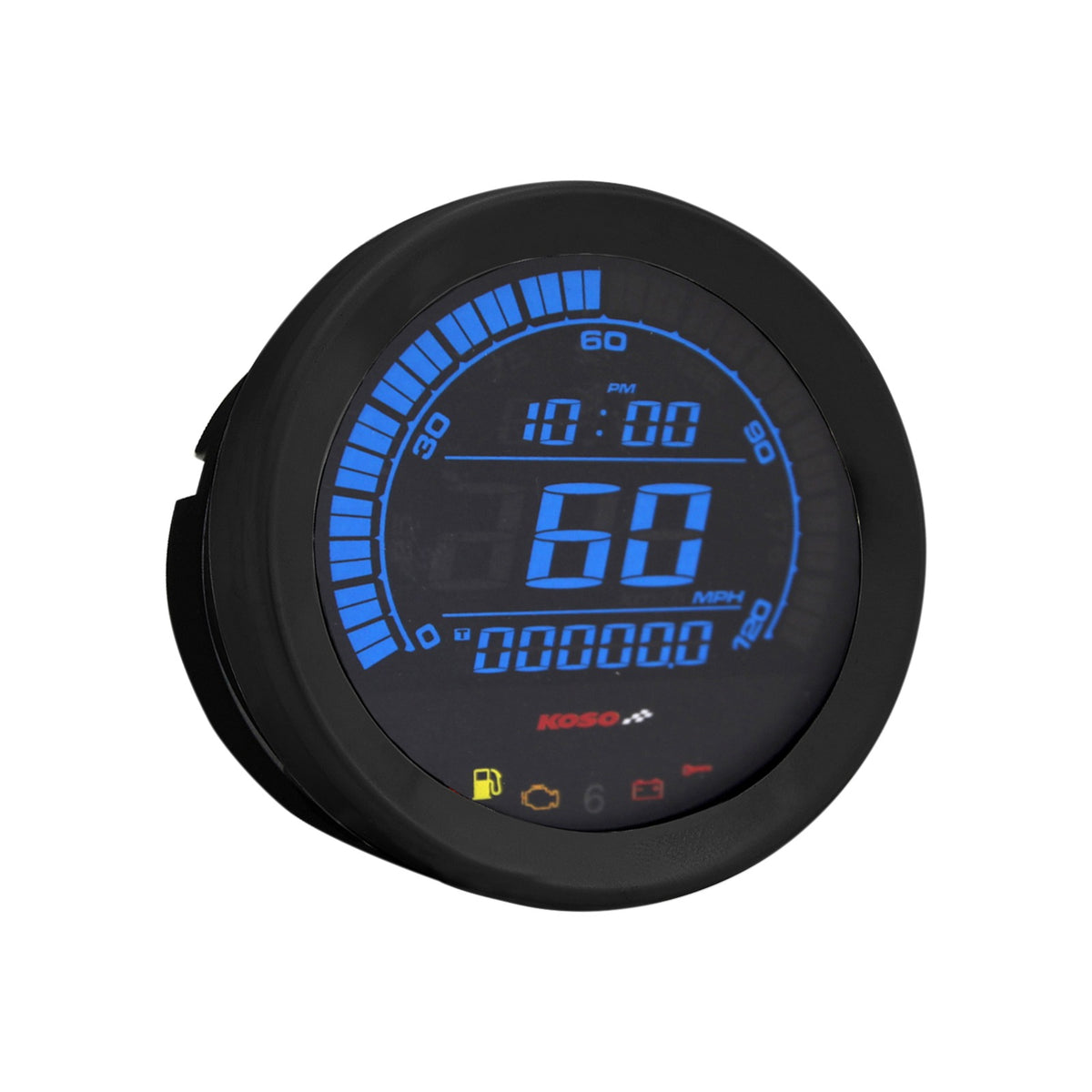 KOSO NORTH AMERICA - 4" SPEEDOMETER - BLACK