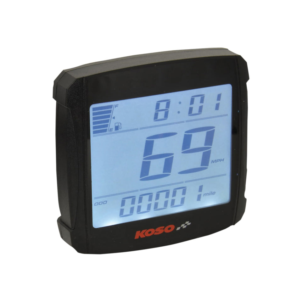 KOSO NORTH AMERICA - XR-01 SPEEDOMETER - 2.94" L X 3.05" W X 0.94" D