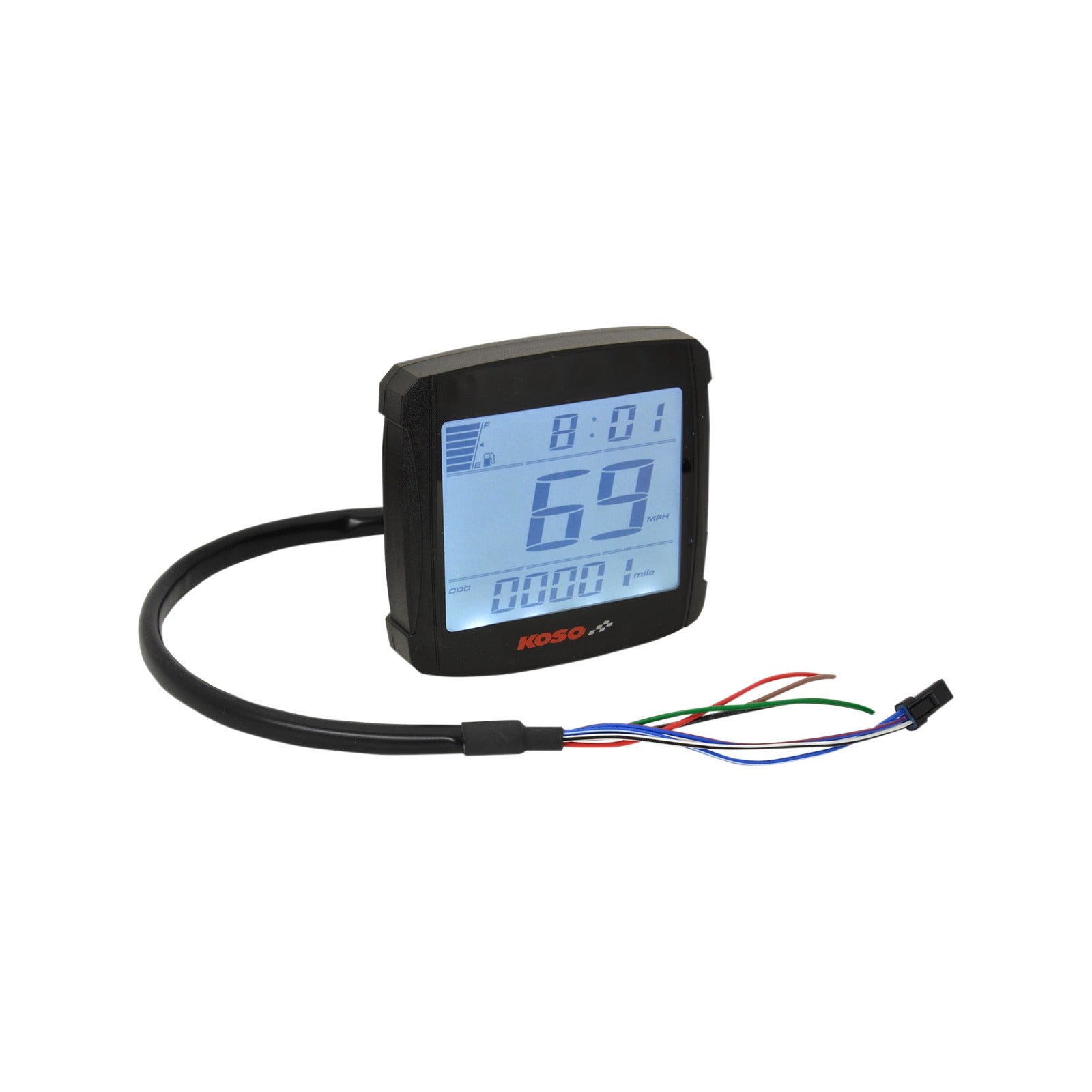 KOSO NORTH AMERICA - XR-01 SPEEDOMETER - 2.94" L X 3.05" W X 0.94" D