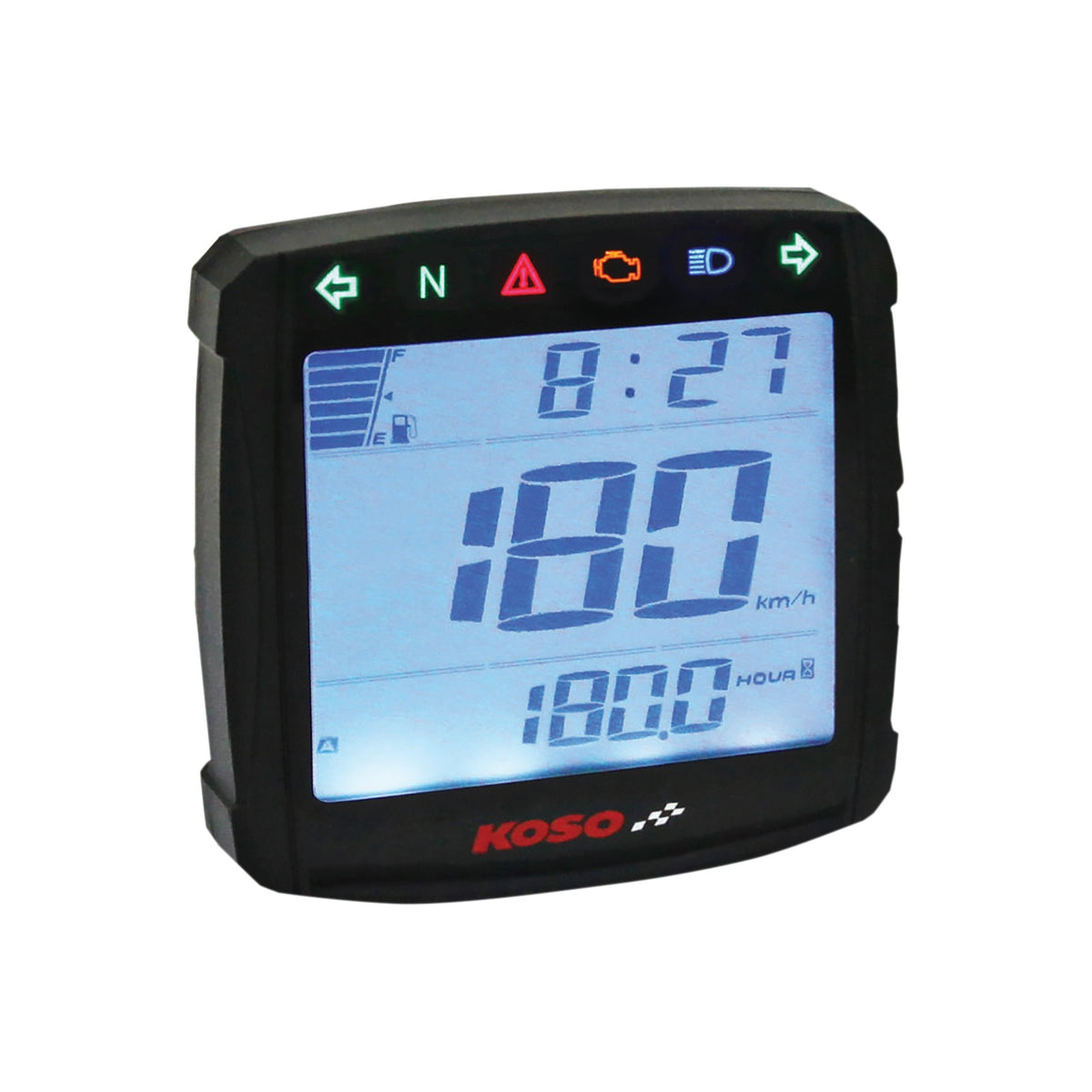 KOSO NORTH AMERICA - XR-01S SPEEDOMETER - 2.94" L X 3.05" W X 0.94" D
