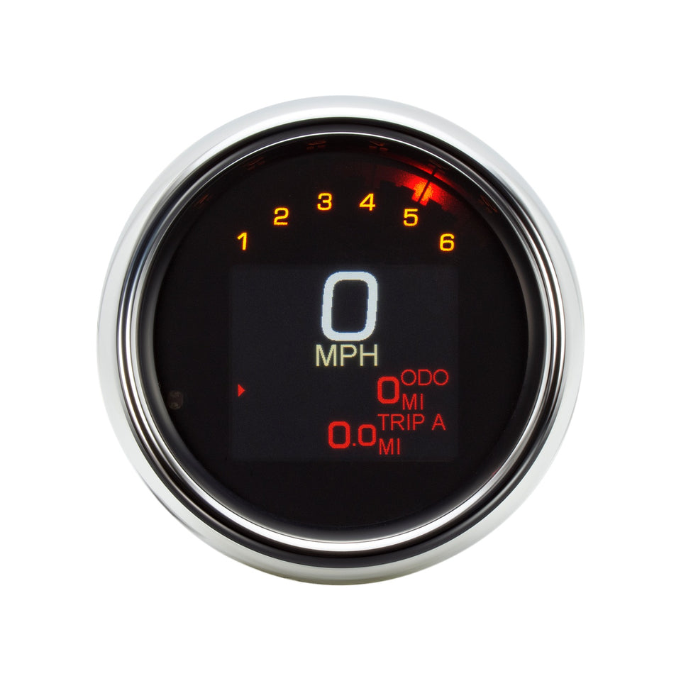 DAKOTA DIGITAL - TANK SPEEDOMETER - CHROME BEZEL - 3-3/8"