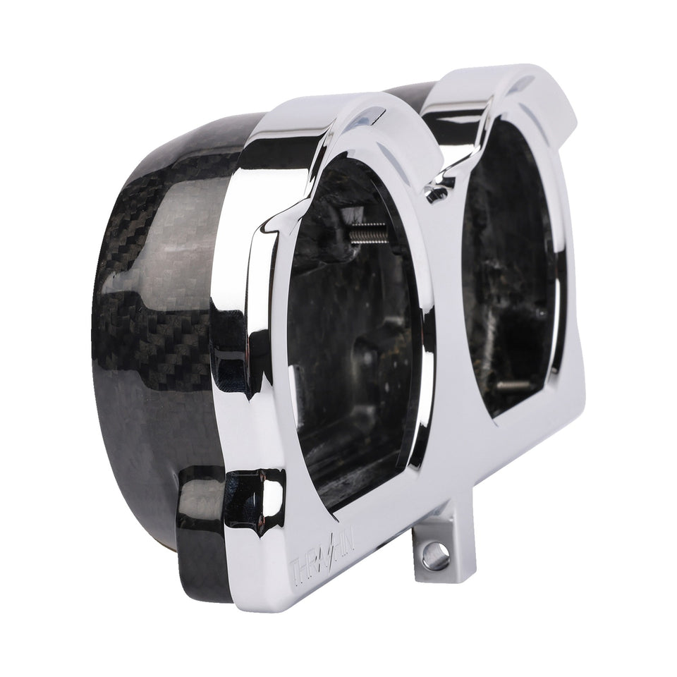 THRASHIN SUPPLY CO. - GAUGE RELOCATION KIT - CHROME