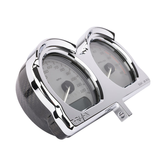 THRASHIN SUPPLY CO. - GAUGE RELOCATION KIT - CHROME