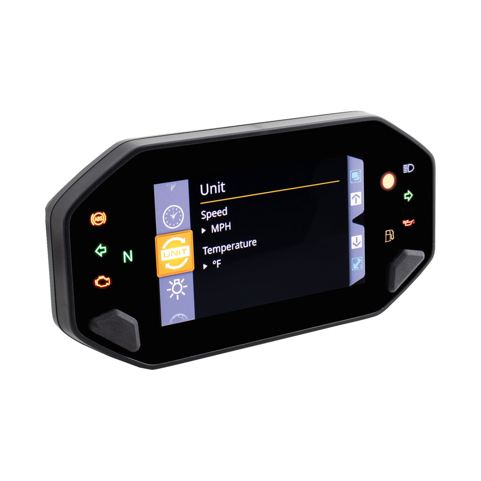 KOSO NORTH AMERICA - TFT MULTIFUNCTION METER - RX-4 - UNIVERSAL