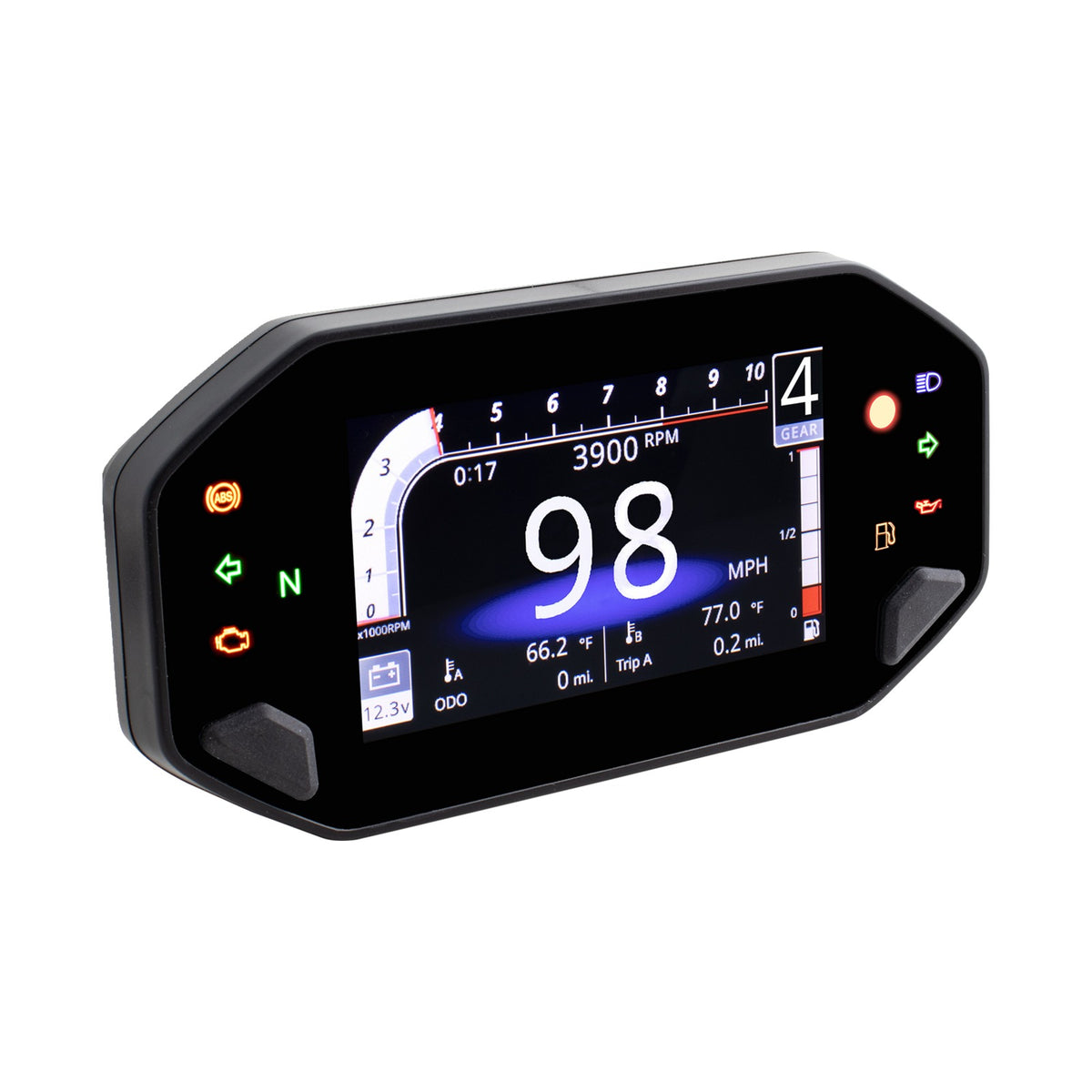 KOSO NORTH AMERICA - TFT MULTIFUNCTION METER - RX-4 - UNIVERSAL