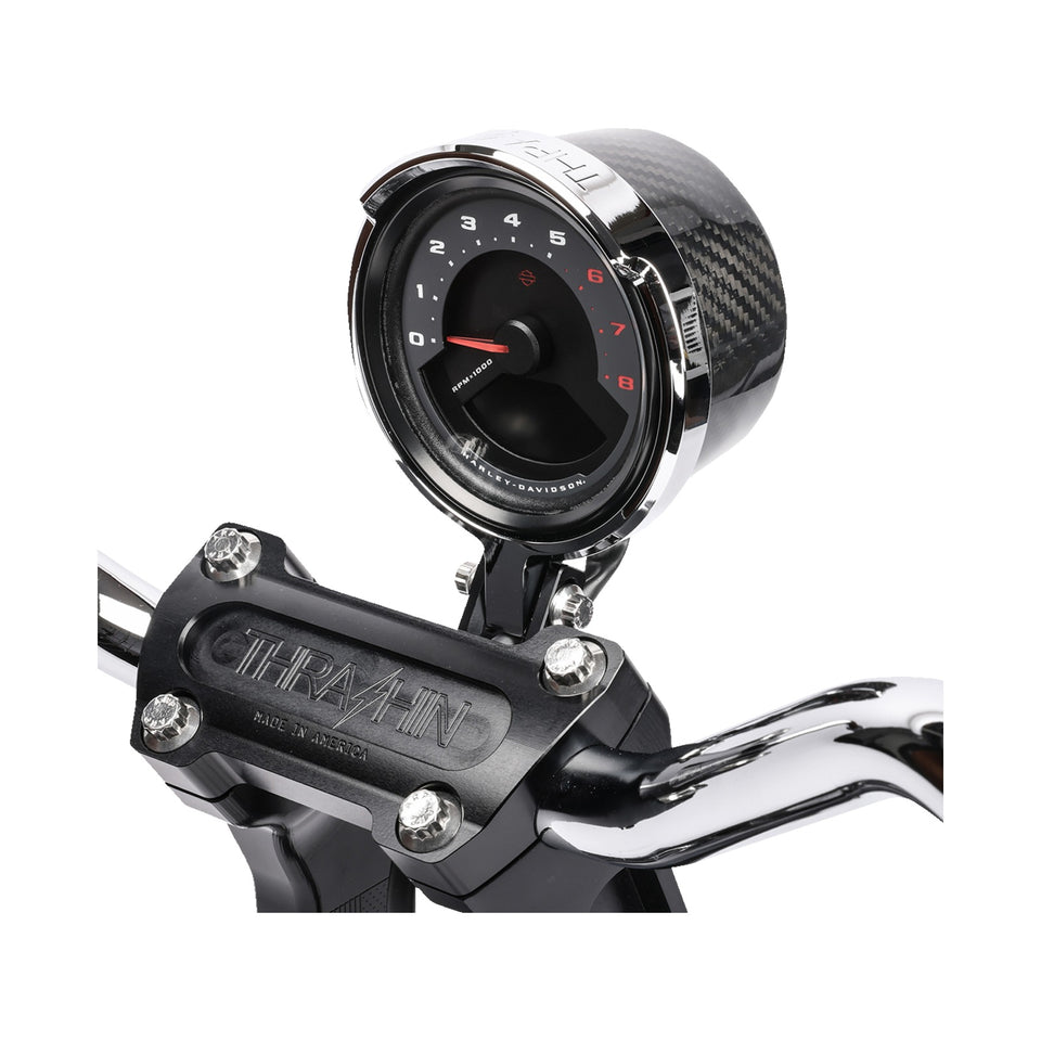 THRASHIN SUPPLY CO. - GAUGE RELOCATION KIT - CHROME