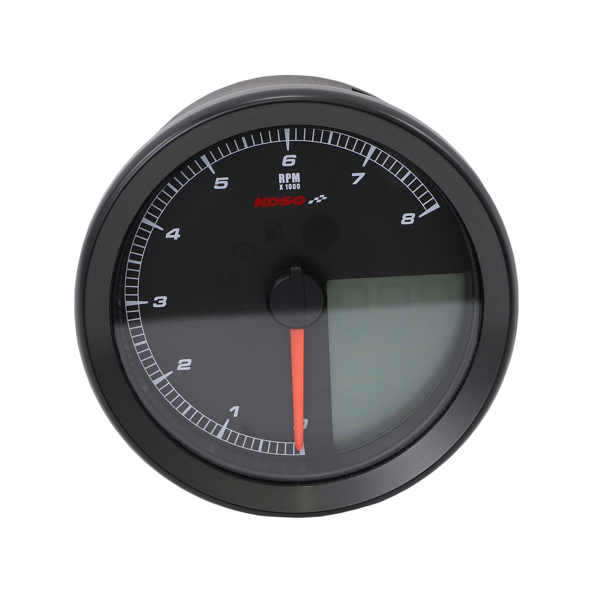 KOSO NORTH AMERICA - MULTI-FUNCTION SPEEDOMETER/TACHOMETER - HD-04 - BLACK