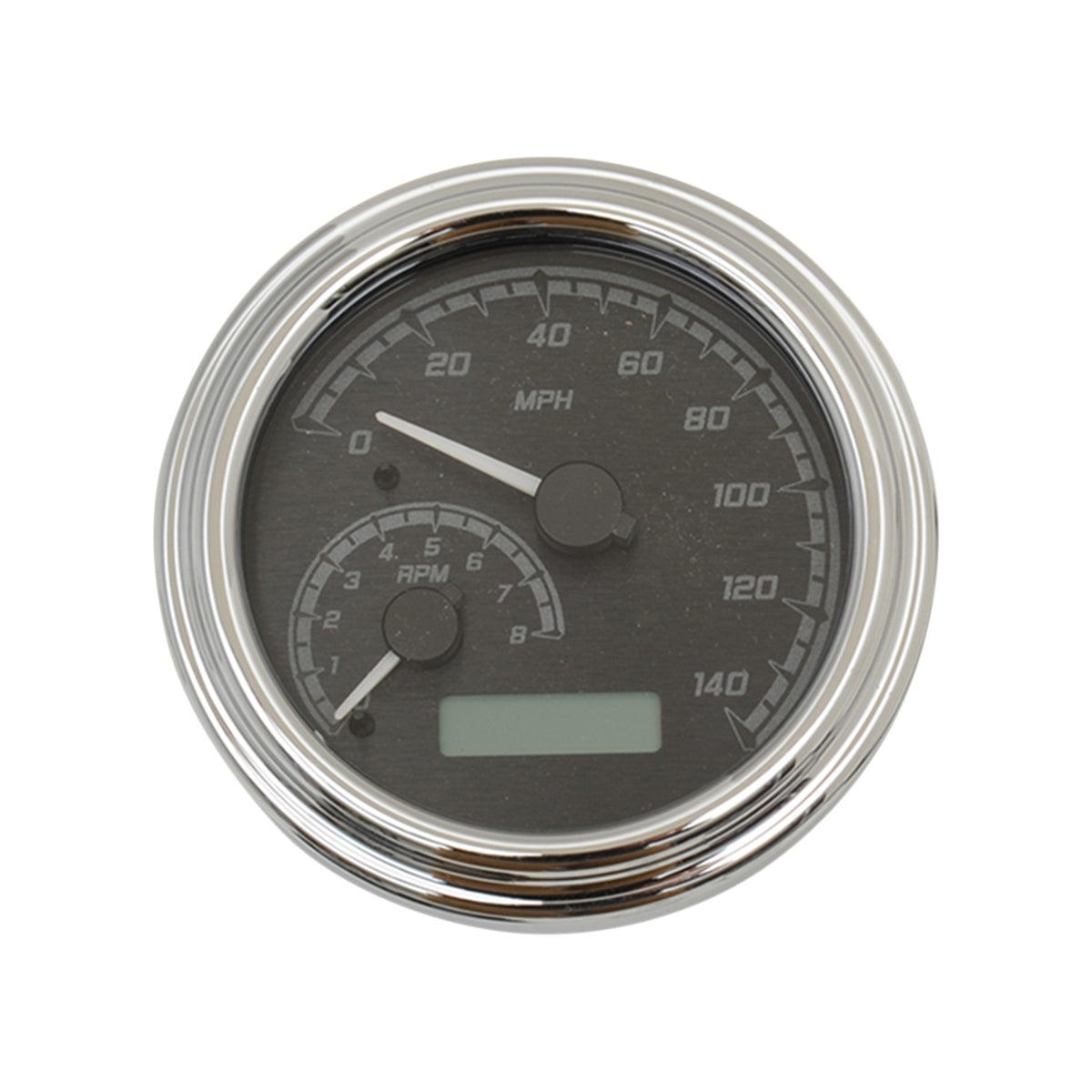 DAKOTA DIGITAL - MVX FATBOB ANALOG/DIGITAL GAUGE SYSTEM - BLACK/GRAY/CHROME