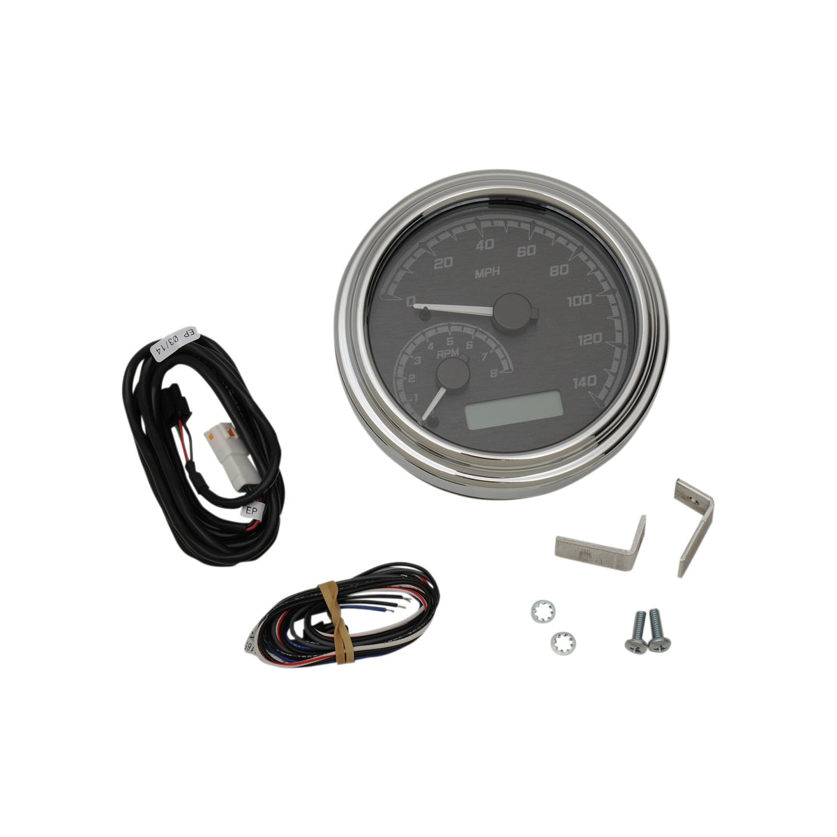 DAKOTA DIGITAL - MVX SERIES ANALOG GAUGE SYSTEM - BLACK/GRAY/CHROME