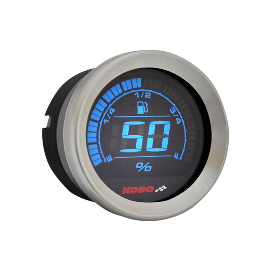 KOSO NORTH AMERICA - 2" FUEL LEVEL GAUGE - CHROME