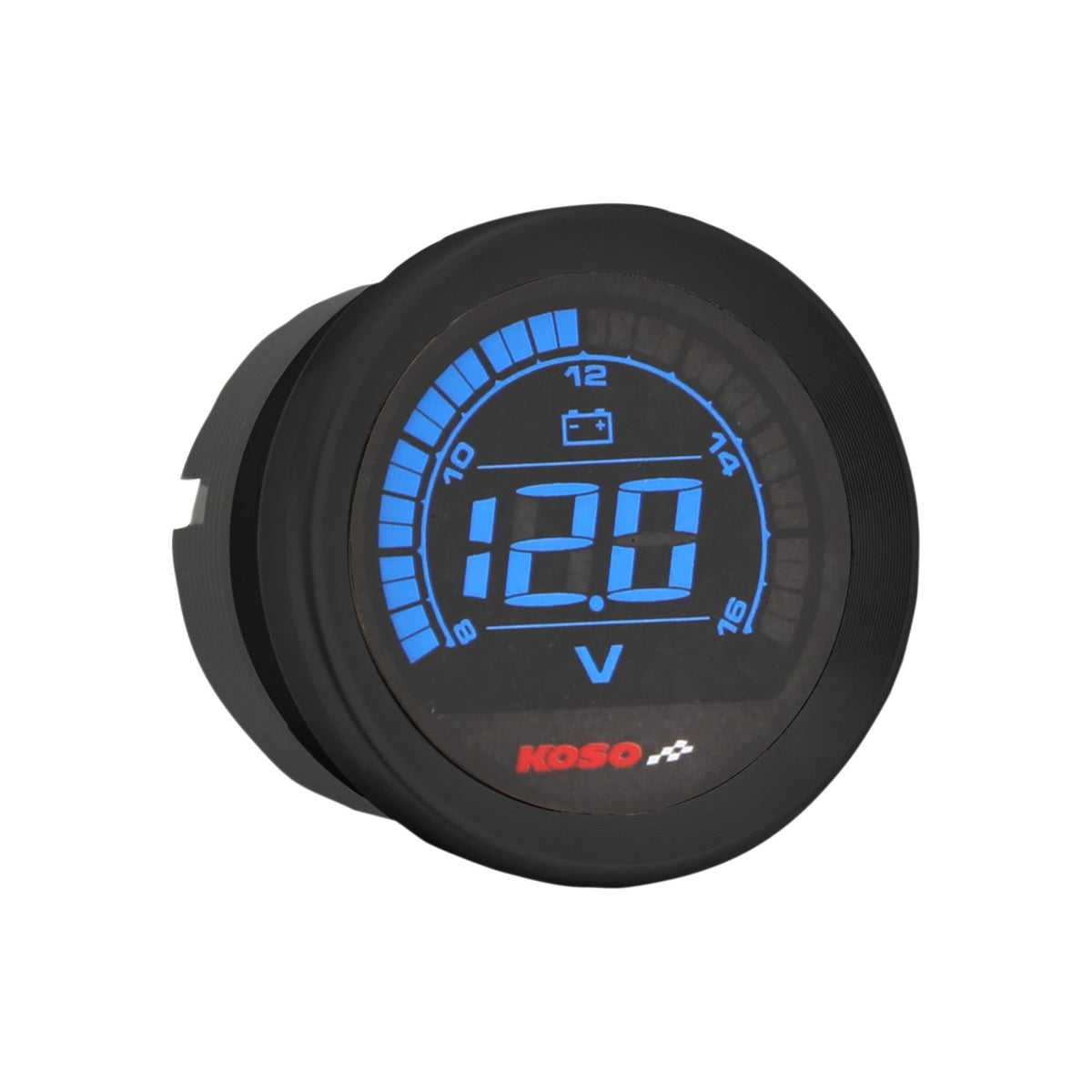 KOSO NORTH AMERICA - 2" VOLTMETER GAUGE - BLACK