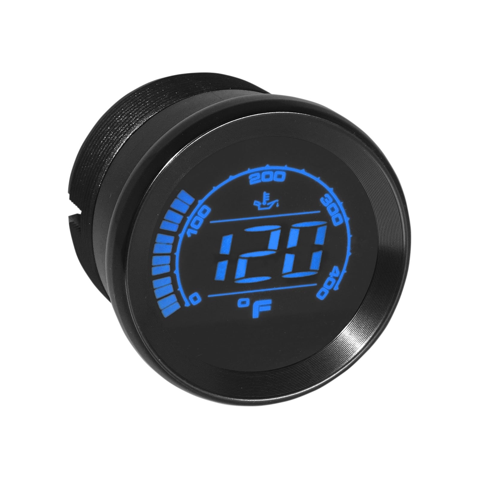 KOSO NORTH AMERICA - HD-02 OIL TEMPERATURE GAUGE - BLACK - 2"