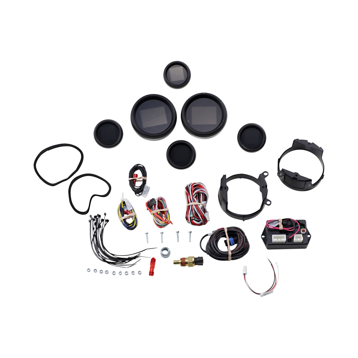 DAKOTA DIGITAL - MLX 6-GAUGE INSTRUMENT KIT - BLACK BEZEL - TOURING - '99-'03